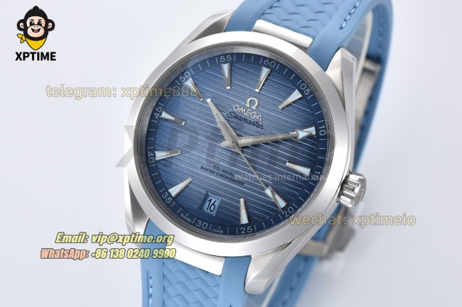 Aqua Terral 150M 41mm VSF Blue Textured/Arrow head on SS/RU Strap A8900 Super Clone Aqua Terral 150M 41mm VSF Blue Textured/Arrow head on SS/RU Strap A8900 Super Clone