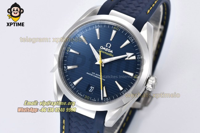 Aqua Terral 150M 41mm VSF Blue Textured/Arrow Head on SS/RU Strap A8900 Super Clone Aqua Terral 150M 41mm VSF Blue Textured/Arrow Head on SS/RU Strap A8900 Super Clone