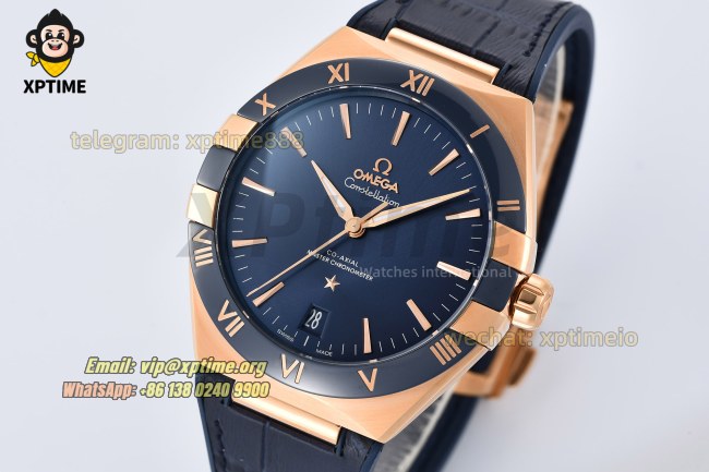 Constellation 41mm VSF Blue/Stick on RG/LE Strap A8900 Super Clone Constellation 41mm VSF Blue/Stick on RG/LE Strap A8900 Super Clone