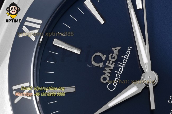 Constellation 41mm VSF Blue/Stick on SS/LE Strap A8900 Super Clone Constellation 41mm VSF Blue/Stick on SS/LE Strap A8900 Super Clone