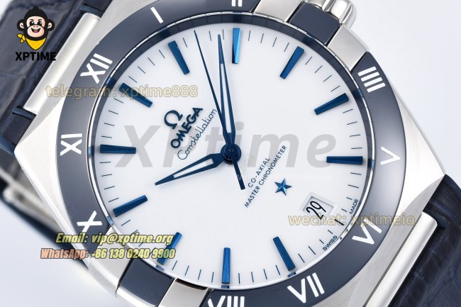 Constellation 41mm VSF White/Stick on SS/LE Strap A8900 Super Clone Constellation 41mm VSF White/Stick on SS/LE Strap A8900 Super Clone