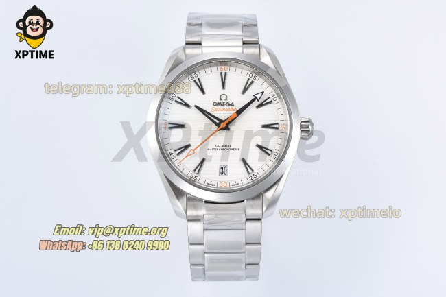 Aqua Terral 150M 41mm VSF White Textured/Arrow head on SS/SS Bracelet A8900 Super Clone Aqua Terral 150M 41mm VSF White Textured/Arrow head on SS/SS Bracelet A8900 Super Clone