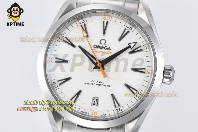 Aqua Terral 150M 41mm VSF White Textured/Arrow head on SS/SS Bracelet A8900 Super Clone Aqua Terral 150M 41mm VSF White Textured/Arrow head on SS/SS Bracelet A8900 Super Clone