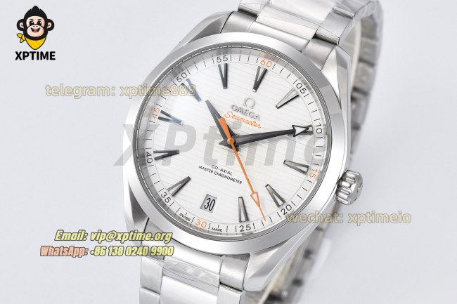 Aqua Terral 150M 41mm VSF White Textured/Arrow head on SS/SS Bracelet A8900 Super Clone Aqua Terral 150M 41mm VSF White Textured/Arrow head on SS/SS Bracelet A8900 Super Clone