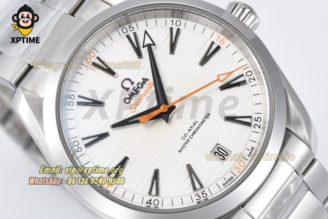 Aqua Terral 150M 41mm VSF White Textured/Arrow head on SS/SS Bracelet A8900 Super Clone Aqua Terral 150M 41mm VSF White Textured/Arrow head on SS/SS Bracelet A8900 Super Clone