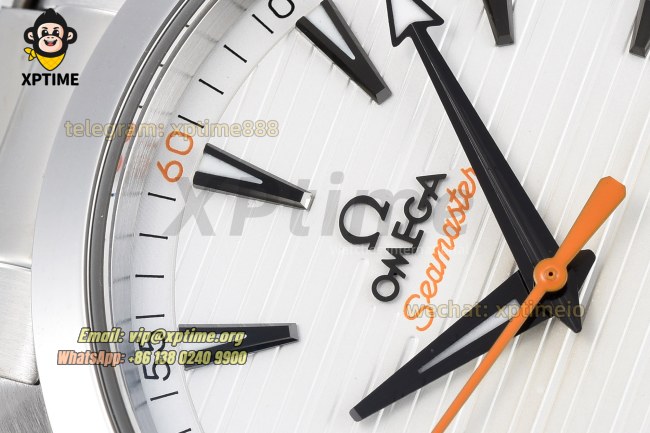 Aqua Terral 150M 41mm VSF White Textured/Arrow head on SS/SS Bracelet A8900 Super Clone Aqua Terral 150M 41mm VSF White Textured/Arrow head on SS/SS Bracelet A8900 Super Clone