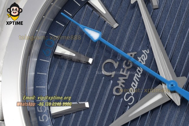Aqua Terral 150M 41mm VSF Blue Textured/Arrow head on SS/SS Bracelet A8900 Super Clone Aqua Terral 150M 41mm VSF Blue Textured/Arrow head on SS/SS Bracelet A8900 Super Clone