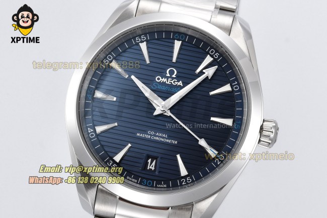 Aqua Terral 150M 41mm VSF Blue Textured/Arrow head on SS/SS Bracelet A8900 Super Clone Aqua Terral 150M 41mm VSF Blue Textured/Arrow head on SS/SS Bracelet A8900 Super Clone