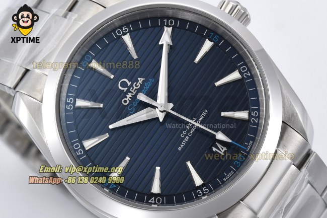 Aqua Terral 150M 41mm VSF Blue Textured/Arrow head on SS/SS Bracelet A8900 Super Clone Aqua Terral 150M 41mm VSF Blue Textured/Arrow head on SS/SS Bracelet A8900 Super Clone