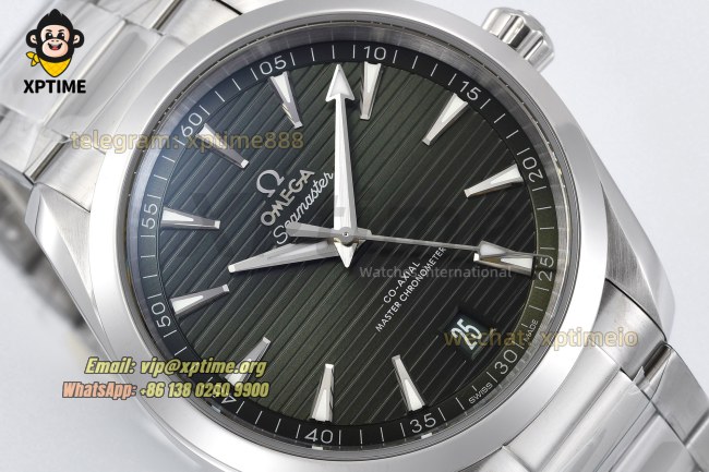 Aqua Terral 150M 41mm VSF Green Textured/Arrow head on SS/SS Bracelet A8900 Super Clone Aqua Terral 150M 41mm VSF Green Textured/Arrow head on SS/SS Bracelet A8900 Super Clone