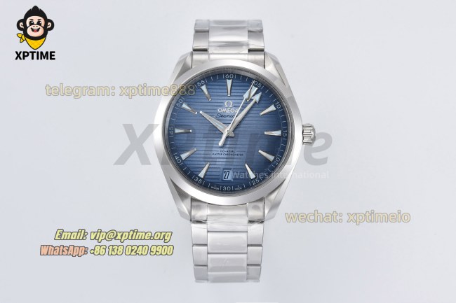 Aqua Terral 150M 41mm VSF Blue Textured/Arrow head on SS/SS Bracelet A8900 Super Clone Aqua Terral 150M 41mm VSF Blue Textured/Arrow head on SS/SS Bracelet A8900 Super Clone