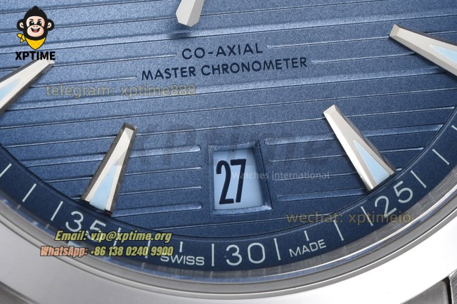 Aqua Terral 150M 41mm VSF Blue Textured/Arrow head on SS/SS Bracelet A8900 Super Clone Aqua Terral 150M 41mm VSF Blue Textured/Arrow head on SS/SS Bracelet A8900 Super Clone