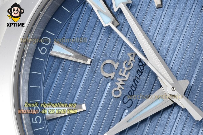 Aqua Terral 150M 41mm VSF Blue Textured/Arrow head on SS/SS Bracelet A8900 Super Clone Aqua Terral 150M 41mm VSF Blue Textured/Arrow head on SS/SS Bracelet A8900 Super Clone