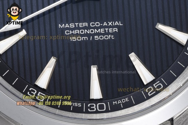 Aqua Terral 150M 41mm VSF Dark Blue Textured/Arrow head on SS/SS Bracelet A8500 Super Clone Aqua Terral 150M 41mm VSF Dark Blue Textured/Arrow head on SS/SS Bracelet A8500 Super Clone