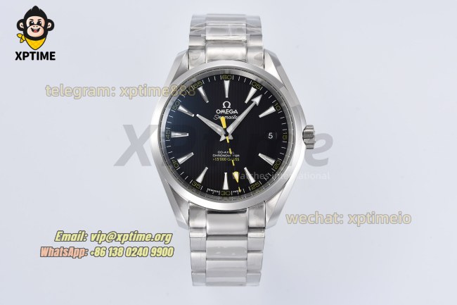 Aqua Terral 15000M Gauess Anti-Mg 41mm VSF Black/Arrow head on SS/SS Bracelet A8500 Super Clone Aqua Terral 15000M Gauess Anti-Mg 41mm VSF Black/Arrow head on SS/SS Bracelet A8500 Super Clone