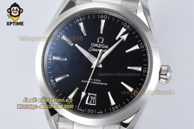 Aqua Terral 150M 41mm VSF Black/Arrow head on SS/SS Bracelet A8900 Super Clone Aqua Terral 150M 41mm VSF Black/Arrow head on SS/SS Bracelet A8900 Super Clone