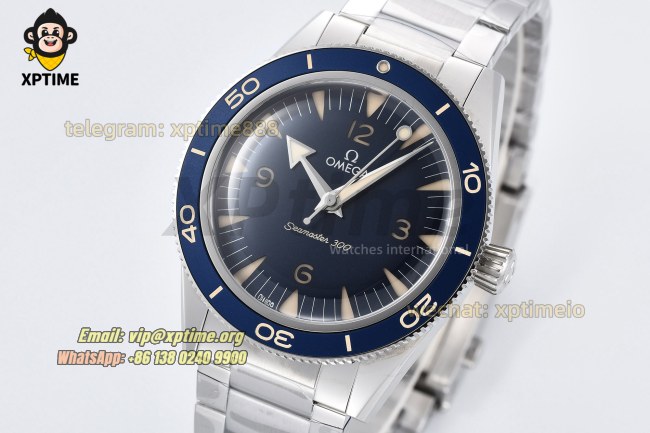 Seamaster 300M 42mm VSF Navy Blue/Numerals on SS/SS Bracelet A8912 Seamaster 300M 42mm VSF Navy Blue/Numerals on SS/SS Bracelet A8912