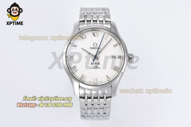 De Ville 41mm VSF White/ Roman on SS/SS bracelet A8500 De Ville 41mm VSF White/ Roman on SS/SS bracelet A8500
