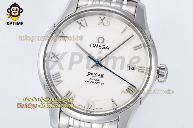 De Ville 41mm VSF White/ Roman on SS/SS bracelet A8500 De Ville 41mm VSF White/ Roman on SS/SS bracelet A8500