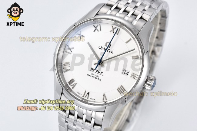 De Ville 41mm VSF White/ Roman on SS/SS bracelet A8500 De Ville 41mm VSF White/ Roman on SS/SS bracelet A8500
