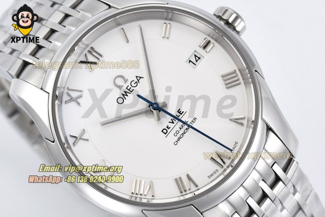 De Ville 41mm VSF White/ Roman on SS/SS bracelet A8500 De Ville 41mm VSF White/ Roman on SS/SS bracelet A8500