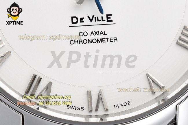 De Ville 41mm VSF White/ Roman on SS/SS bracelet A8500 De Ville 41mm VSF White/ Roman on SS/SS bracelet A8500