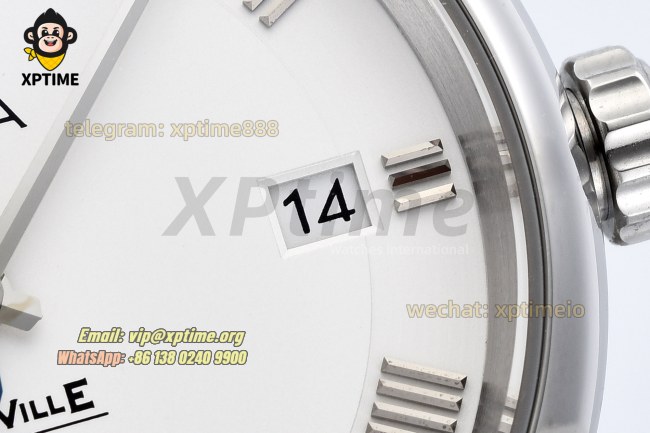 De Ville 41mm VSF White/ Roman on SS/SS bracelet A8500 De Ville 41mm VSF White/ Roman on SS/SS bracelet A8500