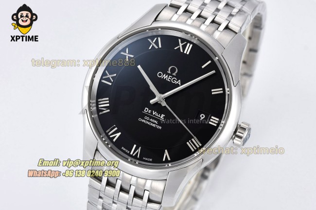 De Ville 41mm VSF Black/ Roman on SS/SS bracelet A8500 De Ville 41mm VSF Black/ Roman on SS/SS bracelet A8500