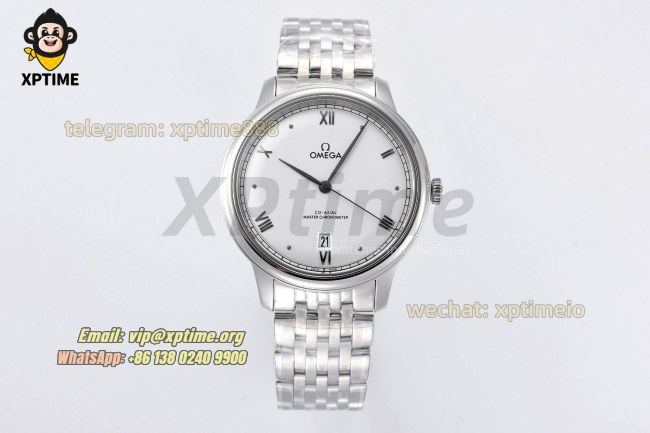 De Ville 40mm VSF White/ Roman on SS/SS bracelet A8800 De Ville 40mm VSF White/ Roman on SS/SS bracelet A8800