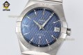 Constellation 38mm VSF Blue/Stick on SS/SS Bracelet A8500 Super Clone Constellation 38mm VSF Blue/Stick on SS/SS Bracelet A8500 Super Clone