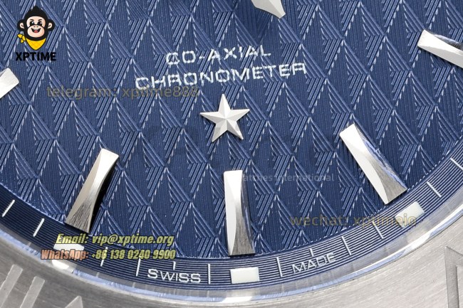 Constellation 38mm VSF Blue/Stick on SS/SS Bracelet A8500 Super Clone Constellation 38mm VSF Blue/Stick on SS/SS Bracelet A8500 Super Clone