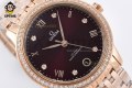 De Ville Prestige Ladies 34mm VSF Brown/Dimond & Roman on RG/RG Bracelet A8800 De Ville Prestige Ladies 34mm VSF Brown/Dimond & Roman on RG/RG Bracelet A8800