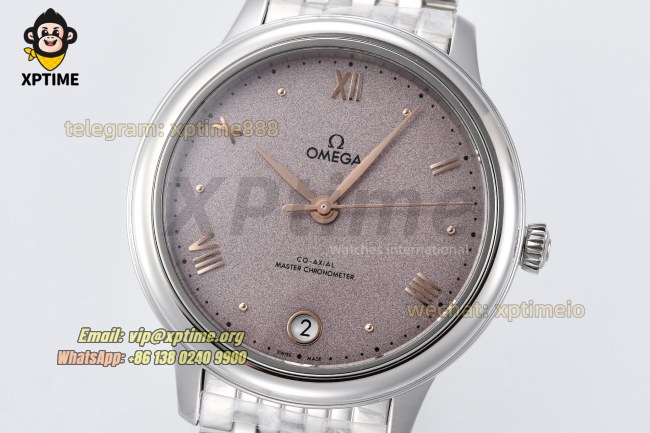 De Ville Prestige Ladies 34mm VSF Pink/Roman on SS/SS bracelet A8800 De Ville Prestige Ladies 34mm VSF Pink/Roman on SS/SS bracelet A8800