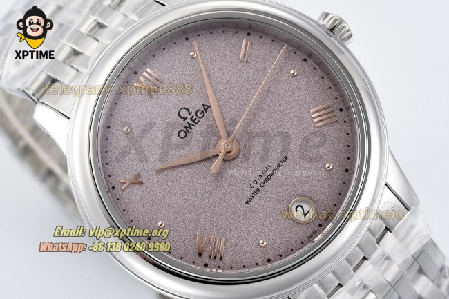 De Ville Prestige Ladies 34mm VSF Pink/Roman on SS/SS bracelet A8800 De Ville Prestige Ladies 34mm VSF Pink/Roman on SS/SS bracelet A8800