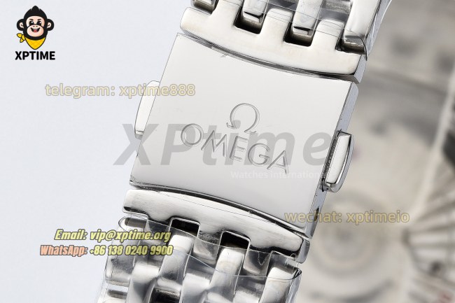 De Ville Prestige Ladies 34mm VSF White/Roman on SS/SS Bracelet A8800 De Ville Prestige Ladies 34mm VSF White/Roman on SS/SS Bracelet A8800