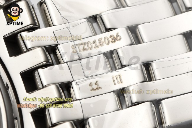 De Ville Prestige Ladies 34mm VSF White/Roman on SS/SS Bracelet A8800 De Ville Prestige Ladies 34mm VSF White/Roman on SS/SS Bracelet A8800