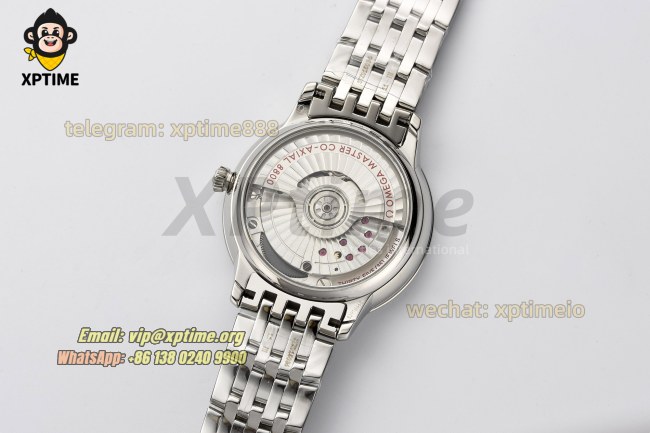 De Ville Prestige Ladies 34mm VSF White/Roman on SS/SS Bracelet A8800 De Ville Prestige Ladies 34mm VSF White/Roman on SS/SS Bracelet A8800