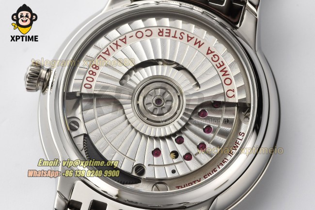 De Ville Prestige Ladies 34mm VSF Blue/Roman on SS/SS Bracelet A8800 De Ville Prestige Ladies 34mm VSF Blue/Roman on SS/SS Bracelet A8800