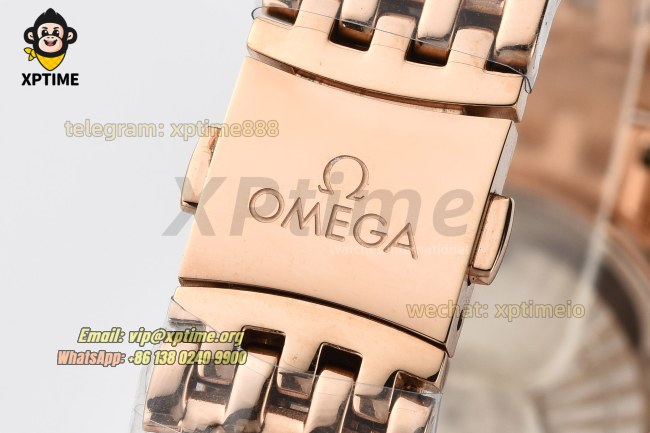 De Ville Prestige Ladies 34mm VSF Brown/Dimond & Roman on RG/RG Bracelet A8800 De Ville Prestige Ladies 34mm VSF Brown/Dimond & Roman on RG/RG Bracelet A8800