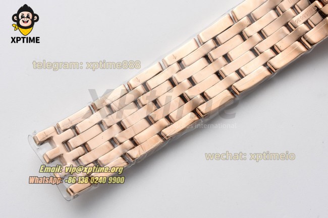 De Ville Prestige Ladies 34mm VSF Brown/Dimond & Roman on RG/RG Bracelet A8800 De Ville Prestige Ladies 34mm VSF Brown/Dimond & Roman on RG/RG Bracelet A8800