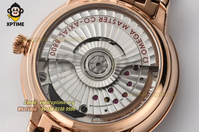 De Ville Prestige Ladies 34mm VSF Brown/Dimond & Roman on RG/RG Bracelet A8800 De Ville Prestige Ladies 34mm VSF Brown/Dimond & Roman on RG/RG Bracelet A8800