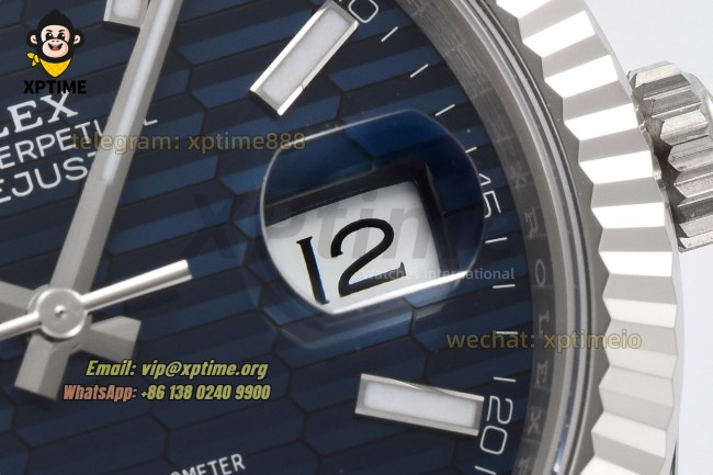 Datejust 126334 41mm VSF Blue Textured/Stick on Jub SS/SS Bracelet VS3235 Super Clone Datejust 126334 41mm VSF Blue Textured/Stick on Jub SS/SS Bracelet VS3235 Super Clone