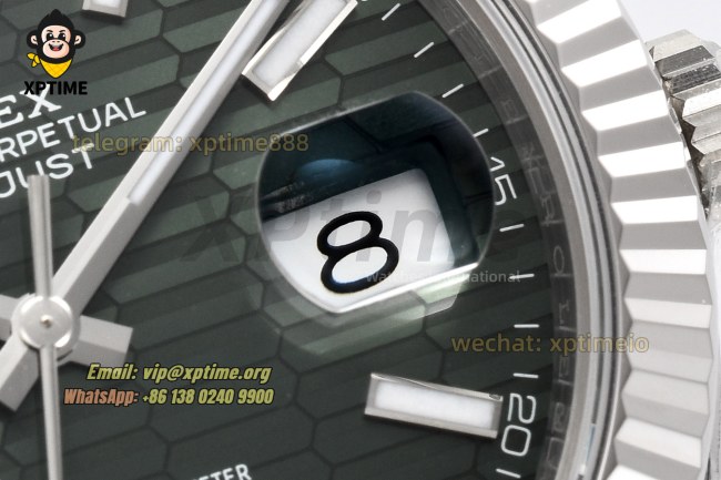 Datejust 126334 41mm VSF Green Textured/Stick on Jub SS/SS Bracelet VS3235 Super Clone Datejust 126334 41mm VSF Green Textured/Stick on Jub SS/SS Bracelet VS3235 Super Clone