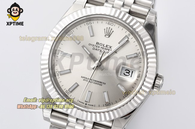 Datejust 126334 41mm VSF Silver/Stick on Jub SS/SS Bracelet VS3235 Super Clone Datejust 126334 41mm VSF Silver/Stick on Jub SS/SS Bracelet VS3235 Super Clone