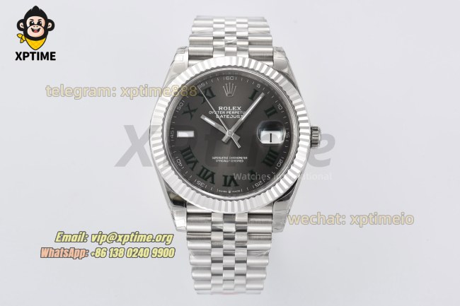 Datejust 126334 41mm VSF Grey/Roman Markers on Jub SS/SS Bracelet VS3235 Super Clone Datejust 126334 41mm VSF Grey/Roman Markers on Jub SS/SS Bracelet VS3235 Super Clone