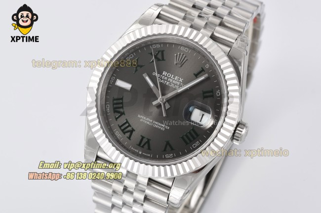 Datejust 126334 41mm VSF Grey/Roman Markers on Jub SS/SS Bracelet VS3235 Super Clone Datejust 126334 41mm VSF Grey/Roman Markers on Jub SS/SS Bracelet VS3235 Super Clone