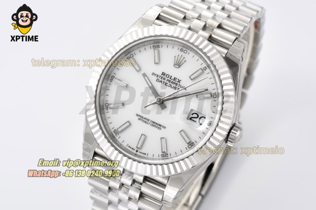 Datejust 126334 41mm VSF White/Stick on Jub SS/SS Bracelet VS3235 Super Clone Datejust 126334 41mm VSF White/Stick on Jub SS/SS Bracelet VS3235 Super Clone