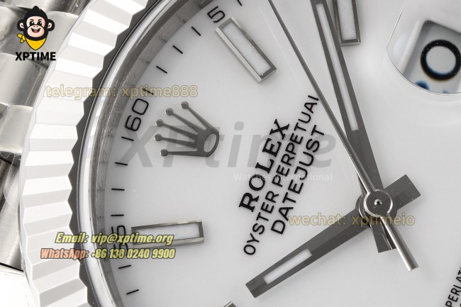 Datejust 126334 41mm VSF White/Stick on Jub SS/SS Bracelet VS3235 Super Clone Datejust 126334 41mm VSF White/Stick on Jub SS/SS Bracelet VS3235 Super Clone
