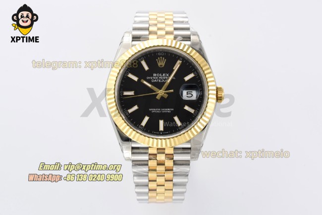 Datejust 126333 41mm VSF Black /Stick on Jub YG/SS Bracelet VS3235 Super Clone Datejust 126333 41mm VSF Black /Stick on Jub YG/SS Bracelet VS3235 Super Clone