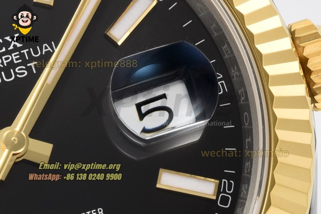 Datejust 126333 41mm VSF Black /Stick on Jub YG/SS Bracelet VS3235 Super Clone Datejust 126333 41mm VSF Black /Stick on Jub YG/SS Bracelet VS3235 Super Clone